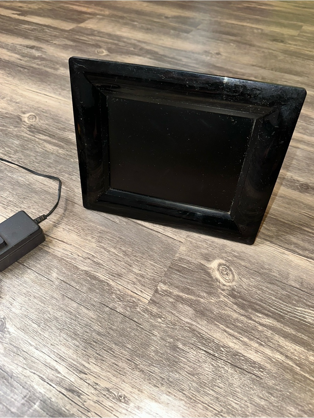 Philips 8” Digital Photo Frame SPF2837/37 Black LCD Display w/ Power Adapter